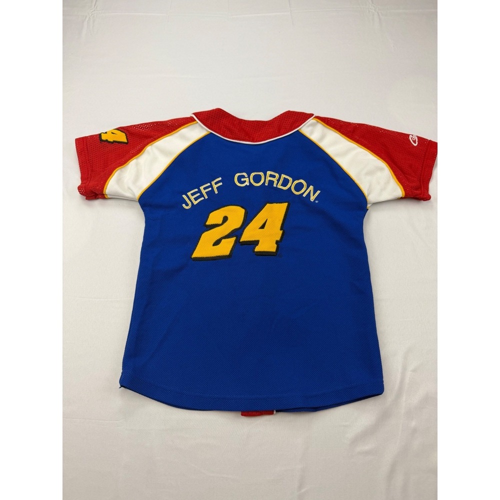 Competitors View NASCAR Jersey Kid Size S 8/10 Blue Jeff Gordon 24 DuPont Racing - Picture 10 of 10